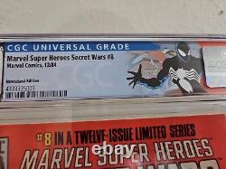 Marvel Super Heroes Secret Wars #8 CGC 8.5, RARE NEWSSTAND, Origin Of VENOM Suit