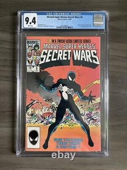 Marvel Super Heroes Secret Wars 8 CGC 9.4 1984 Origin Symbiote Venom Black Suit