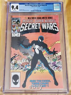 Marvel Super Heroes Secret Wars #8 CGC 9.4 NM Origin of Alien Symbiote Venom