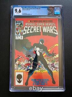 Marvel Super Heroes Secret Wars #8 CGC 9.6 NEWTON RINGS December 1984 Spider-Man