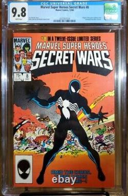 Marvel Super Heroes Secret Wars # 8 CGC 9.8 1st Venom Symbiote Zeck Key Isssue