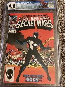 Marvel Super-Heroes Secret Wars #8 CGC 9.8 Beautiful! Origin Black Suit (Venom)