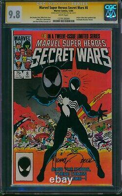 Marvel Super Heroes Secret Wars #8? CGC 9.8 SIGNED + SKETCH? Black Suit 1984