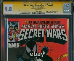 Marvel Super Heroes Secret Wars #8? CGC 9.8 SIGNED + SKETCH? Black Suit 1984