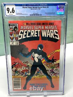 Marvel Super Heroes Secret Wars #8 Cgc 9.6 W Key Newsstand Edition