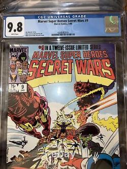 Marvel Super Heroes Secret Wars #9 (1985) CGC 9.8 White Pages