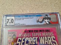 Marvel Super Heroes Secret Wars CGC 7.0 Custom Label