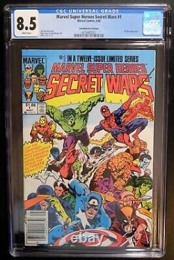 Marvel Super-heros Secret Wars #1 Cgc 8.5 Wp $1.00 Canadian Price Variant