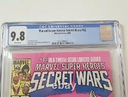 Marvel Superheroes Secret Wars #12 CGC 9.8 White Pages (WP) Direct Edition
