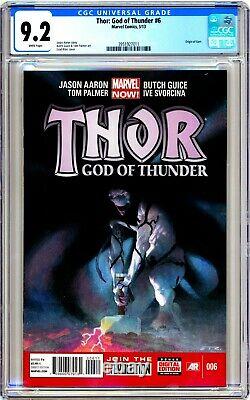 Marvel THOR GOD OF THUNDER #6 CGC 9.2 NM- Key GORR Origin 1st KNULL NEW MOVIE