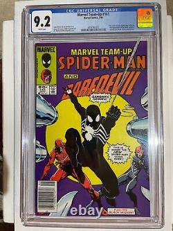 Marvel Team-Up #141 (1984) CGC 9.2 -1st app Spiderman black suit (tie withASM 252)