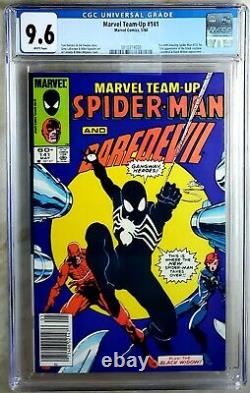 Marvel Team-Up #141 NEWSSTAND 1984 1st Black Costume CGC 9.6 NM+ Comic BB006