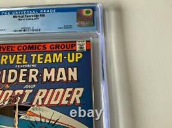 Marvel Team Up 58 Cgc 9.6 White Newsstand Ghost Rider Spider-man Comics 1977