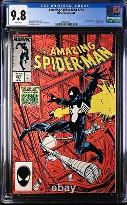 Marvel The Amazing Spider-man #291 Cgc 9.8 Nm/m White Pages 8/87