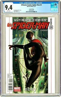 Marvel ULTIMATE COMICS SPIDER-MAN (2011) #2 CGC 9.4 RARE 2nd Print MILES MORALES