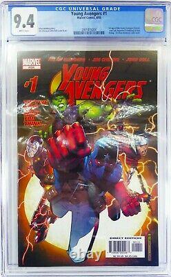 Marvel YOUNG AVENGERS 2005 #1 CGC 9.4 Key 1st KATE BISHOP + More 1st Appearances