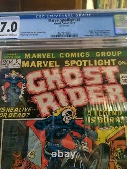 Marvel spotlight 5 First appearance of ghost rider cgc 7.0