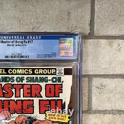 Master of Kung Fu #17 CGC 9.6 (1974) 1st Issue in Title Marvel Comics, WP