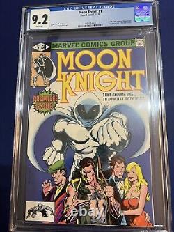 Moon Knight #1 Marvel 1980 CGC 9.2 Part 1 of the Origin of Moon Knight