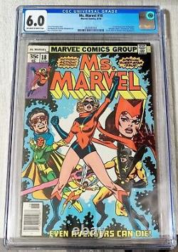 Ms. Marvel #18 1st full appearance of Mystique CGC 6.0