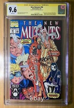 NEW MUTANTS #98 Marvel, 1991 1st Deadpool CGC 9.6, Nicieza Signature HOT
