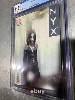 NYX 3 CGC 9.2 Marvel 2004 1st Appearance X-23 Laura Kinney Wolverine White Pages