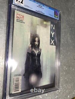 NYX 3 CGC 9.2 Marvel 2004 1st Appearance X-23 Laura Kinney Wolverine White Pages