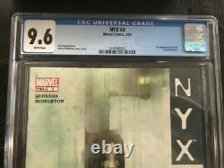 NYX 3 CGC 9.6, 1st Appearance Laura Kinney X-23! KEY ISSUE! White Pages