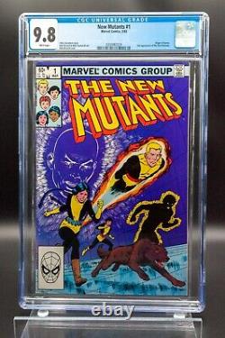 New Mutants #1 CGC 9.8 WP 2nd appearance of The New Mutants Marvel 1983