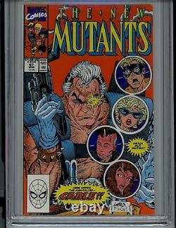 New Mutants #87 1990 CGC 9.0 White Pages 1st App Cable 1st Print Comic Book
