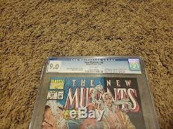 New Mutants 98 CGC 9.0 White Pages
