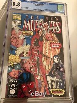 New Mutants #98 CGC 9.8 WHITE 1st Appearance of Deadpool, Gideon, & Copycat KEY