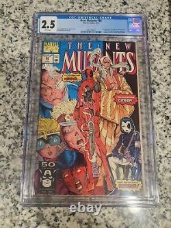 New Mutants #98 Cgc 2.5 White Pages Deadpool 1st Appearance 1991