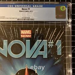 Nova #1 2013 CGC 9.8 1st Solo Sam Alexander Series Marvel MCU
