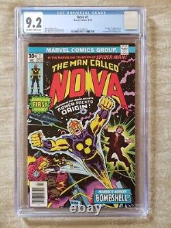 Nova #1 CGC 9.2 Near Mint- (NM-) Origin & First App. 1976 Bronze Marvel