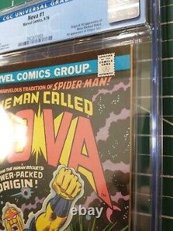 Nova #1 CGC 9.4 1976 1st App. Nova (Richard Rider) & Origin Marvel MCU Bronze