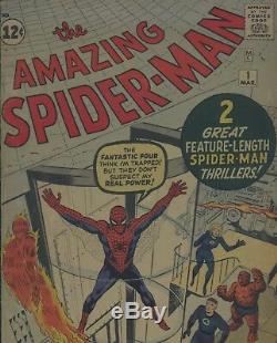 Old 1963 Amazing Spider-Man #1 Graded Spiderman Comic Book Estate Find
