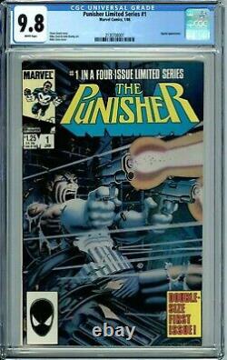 Punisher 1 2 3 4 5 Cgc 9.8 All Wp Limited Series New Cgc Cases Marvel Comic 1986