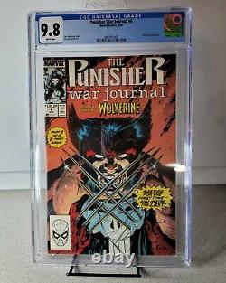 Punisher War Journal 6 CGC Graded 9.8 NM/MT Jim Lee Wolverine Marvel Comics 1989