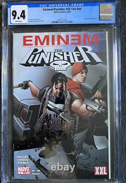 RARE Eminem / Punisher CGC 9.4 XXL Magazine X Marvel Hip-Hop Collaboration