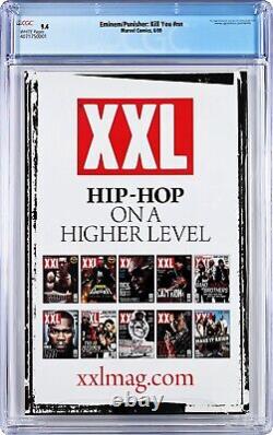 RARE Eminem / Punisher CGC 9.4 XXL Magazine X Marvel Hip-Hop Collaboration