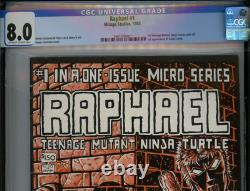 Raphael Teenage Mutant Ninja Turtles #1 1985 CGC 8.0 Off White to White Comic