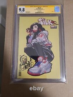 SILK #2 2021 Marvel 125 Variant Edition Cover CGC SS 9.8 SIGNED/REMARKED BESCH