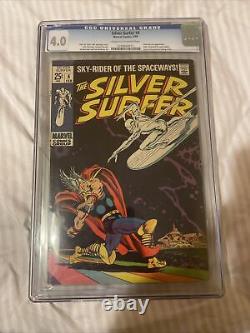 SILVER SURFER# 4 (1969) THOR APPEARANCE Cgc 4.0