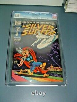 SILVER SURFER #4 CGC 6.5 SILVER AGE KEY OW 1st SURFER VS THOR ICONIC COVER 1969