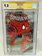 SPIDER-MAN #1 CGC 9.8 SILVER SIGNED BY STAN LEE Todd MCFARLANE ART! SM #1 HOMAGE