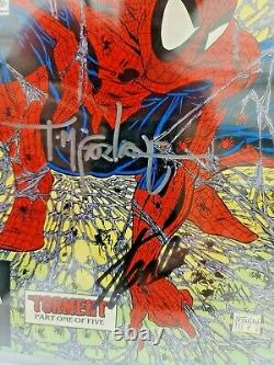 SPIDER-MAN #1 CGC 9.8 WP SS SIGNED BY 2x STAN LEE & Todd MCFARLANE SM #1 HOMAGE