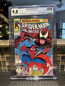 SPIDER-MAN Unlimited #1 CGC 9.8 NM/MT 1st App Shriek! Marvel 1993 DOUBLE COVER