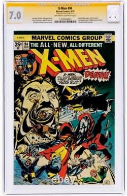 STAN LEE Signed 1975 X-MEN #94 SS Marvel Comics CGC 7.0 F/VF NEW X-MEN BEGIN