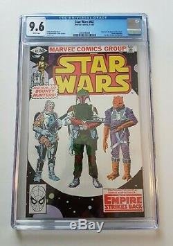 STAR WARS #42 (Marvel, 1980) 1st Boba Fett, CGC 9.6, NM+ White Pages Mandalorian